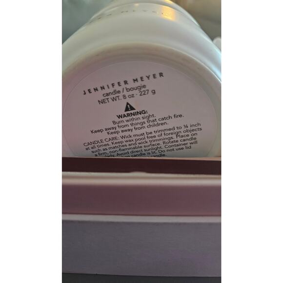JENNIFER MEYER CANDLE BOUGIE PERFUME 8 OZ NEW IN BOX - Picture 3 of 5